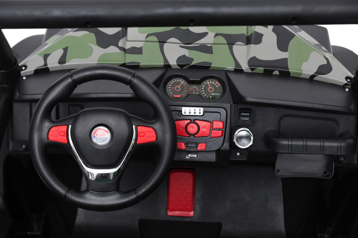 MINI AUTO ELETTRICA PER BAMBINI FUORISTRADA MILITARE
