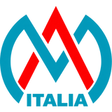 MiniAuto Italia, simbolo celeste e rosso con scritta Italia celeste